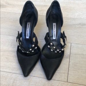 Manolo Blahnik Black Pumps Size 10/40.5